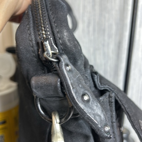 Polo Ralph Lauren Leather-Trim Denim Briefcase 14”w x18” - Picture 14 of 16